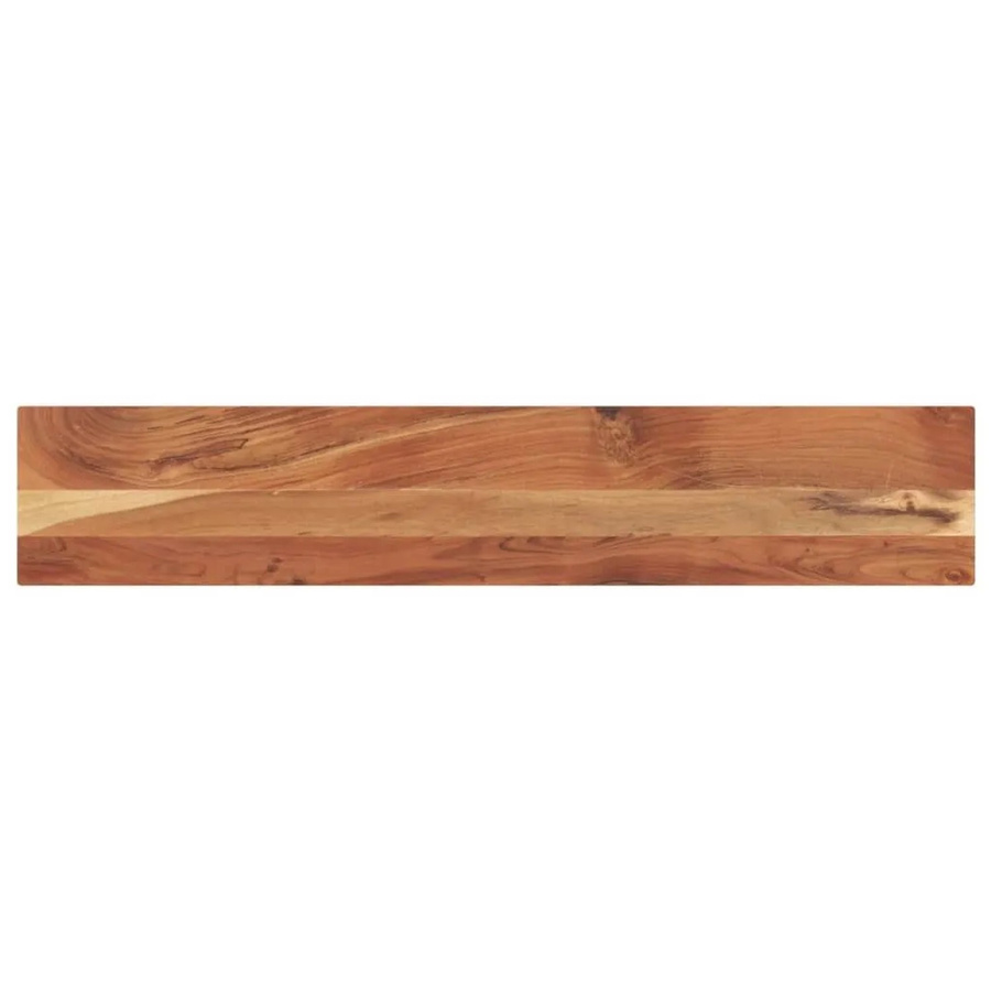 vidaXL Tischplatte aus Massivholz Akazie in Braun, Rechteckig, B: 160 cm, T: 20 cm, H: 3,8 cm - Bild 2