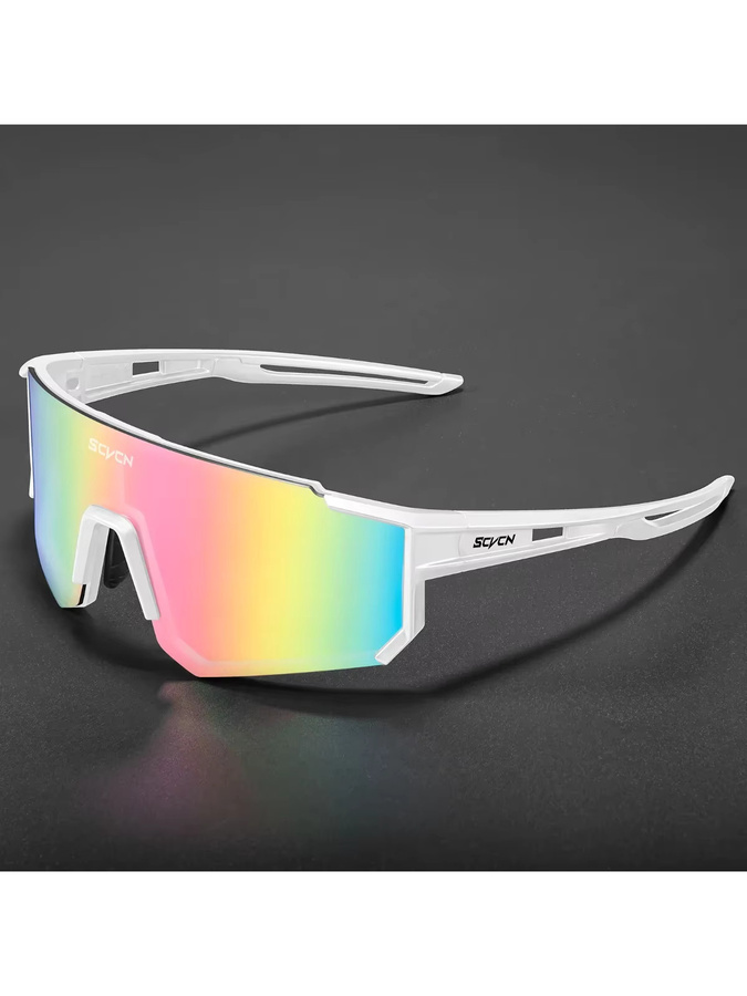 SCVCN Sportsonnenbrille, Unisex, Vollrand, Kunststoff - Bild 6