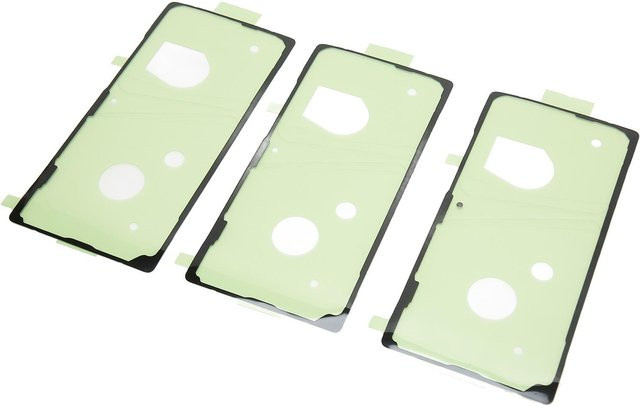 3er-Set doppelseitige Akku-Rückseite-Aufkleber für Samsung Galaxy Note 20 Ultra 5G N986 in Beige - Bild 1