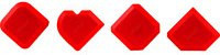 fischer Fugenglätter-Set Fugis, 4-teiliges Set mit 45° Winkeln - Bild 2