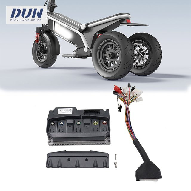 Lingbo BLDC Motorsteuerung für E-Scooter, Modell lbmc72122 hk5l v5 45a, 48V-72V, 800W-1500W, Schwarz - Bild 1
