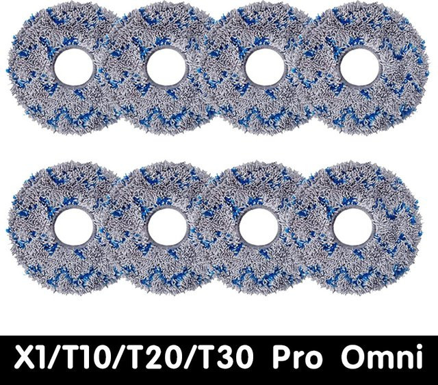 Ecovacs Mopptuch Wischpads für Deebot T30 Pro Omni T10 T20 Omni T30s Combo X1 X2 Omni Roboterstaubsauger Zubehör - Bild 1