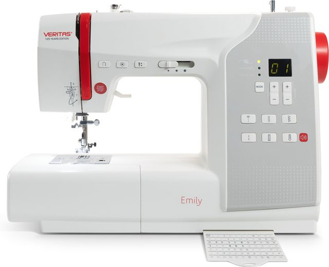 VERITAS Computernähmaschine Emily in Weiß mit 80 Stichprogrammen, B/T/H: 40,5 x 16,0 x 30,0 cm - Bild 1