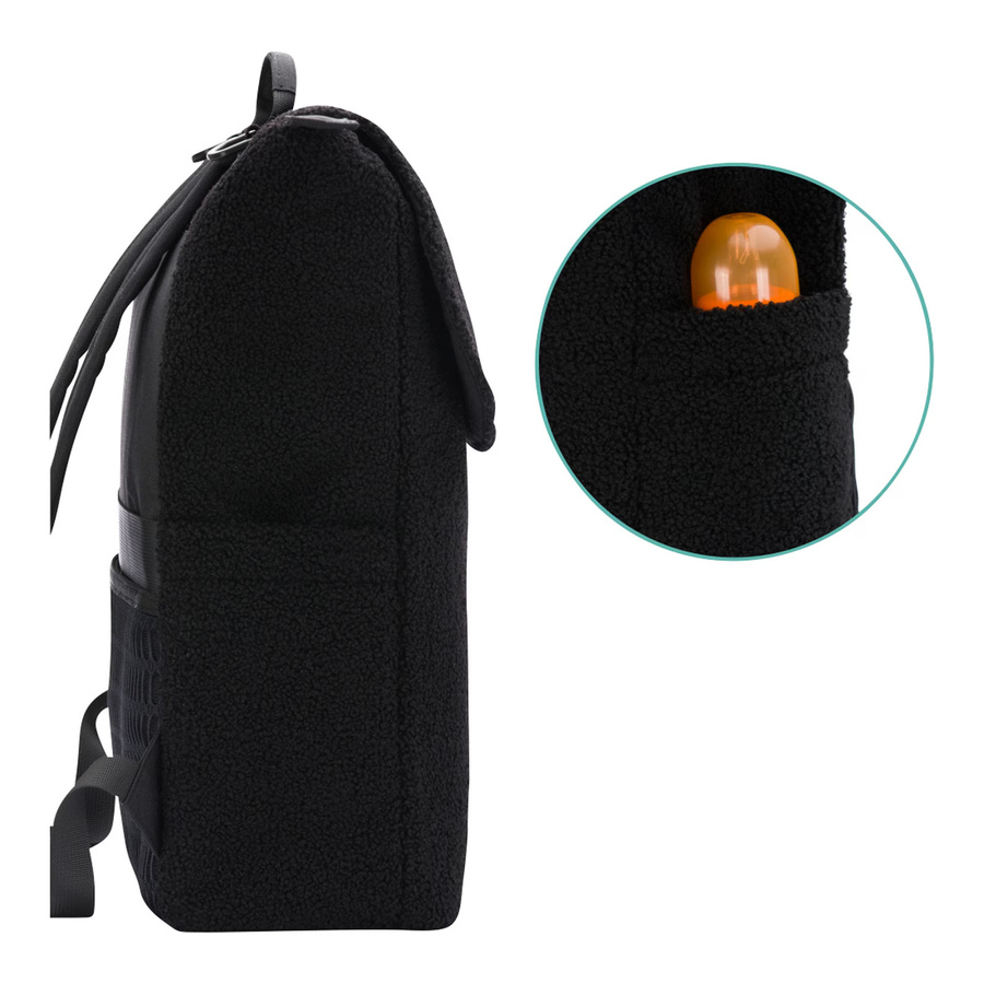 Fillikid Wickelrucksack Teddy in Schwarz - Bild 2