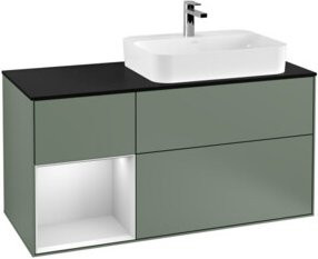 V&B Waschtischunterschrank Finion Wandbeleuchtung mit Lackierung Breite: 120 cm, Tiefe: 50,1 cm, Höhe: 50,1 cm - Bild 1