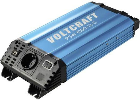 Voltcraft Wechselrichter PSW 1000-12-G 1000W mit reiner Sinuswelle 230 V/AC in Blau - Bild 1