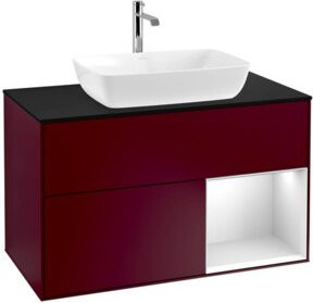 V&B Waschtischunterschrank Finion 100 in Weiß lackiert mit Breite: 100 cm, Tiefe: 50,1 cm, Höhe: 50,1 cm - Bild 1