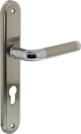 Intersteel Türdrücker Agatha in Chrom Silber, B/H/T: 24,2 x 4,3 x 1,0 cm, PZ 72 mm - Bild 1