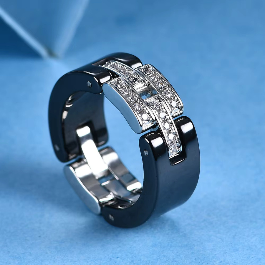 VQYSKO Ring Keramik, Zirkonia, Unisex - Bild 2