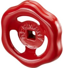 Oventrop Handrad DN 65 aus Rotguss in Rot für Muffenschrauben und Rotgussventile - Bild 1