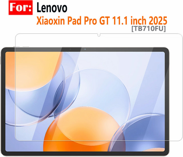 2er-Set Gehärtetes Glas Display Schutzfolie für Lenovo Xiaoxin Pad Pro GT 11,1 Zoll 2025 Transparent HD Anti-Scratch Screen Protector TB710FU - Bild 1