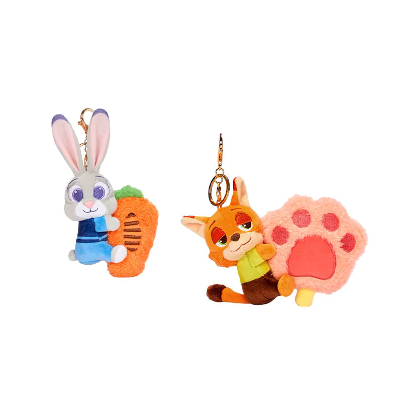 Disney Zootopia Judy Hopps Nick Wilde Plüschtiere, Schlüsselanhänger, Dekokissen - Bild 3