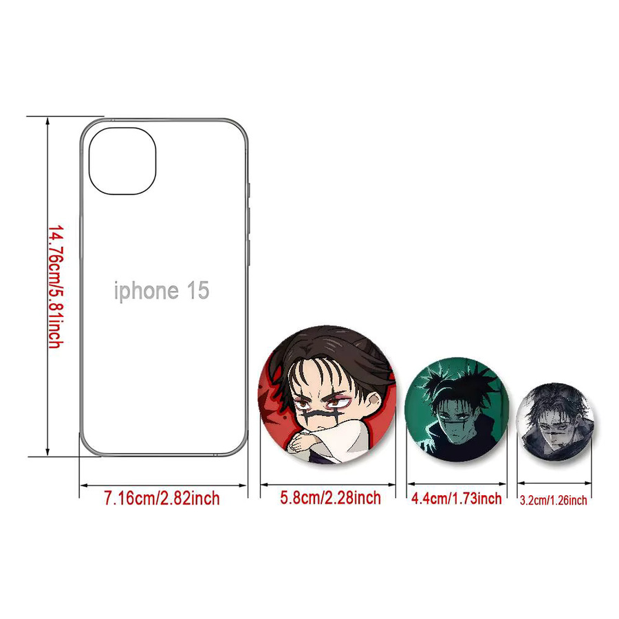 Broschen C-Choso J-Jujutsu K-Kaisen, Anstecknadeln - Bild 3