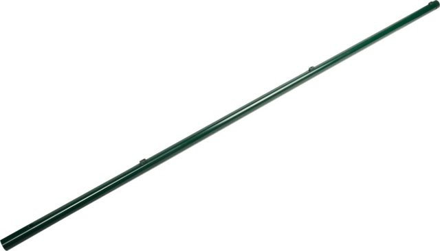 Hadra Zaunpfahl aus verzinktem Stahl, Grün, Rund, Höhe: 200 cm, Durchmesser: 4 cm - Bild 1