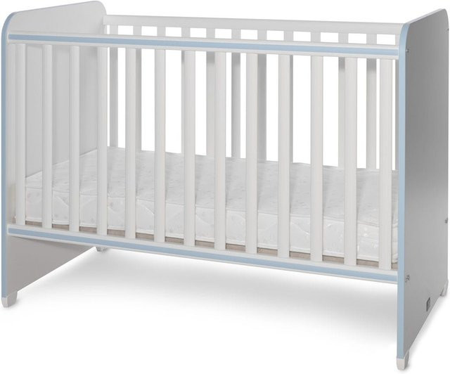 Lorelli Babybett Sweet Dream Unterbettrahmen mit zwei Ebenen in Blau, B/T/H: 124 x 68 x 95 cm - Bild 1