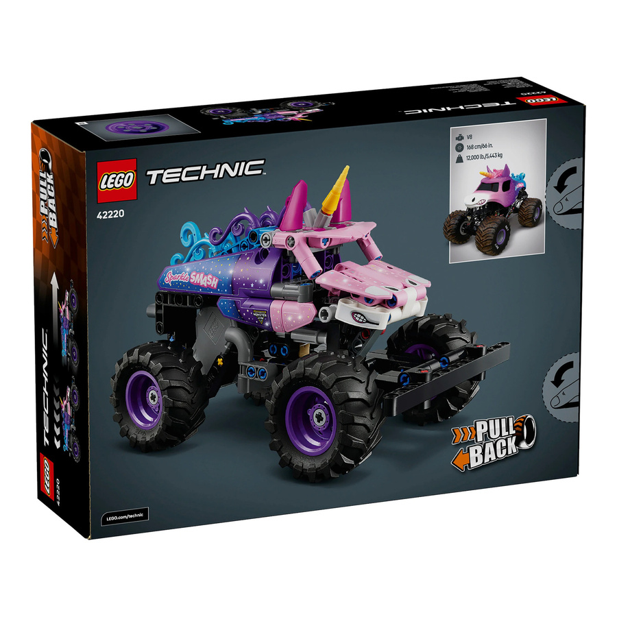 LEGO Technic Monster Jam Sparkle Smash mit Rückziehmotor ab 7 Jahren - Bild 5