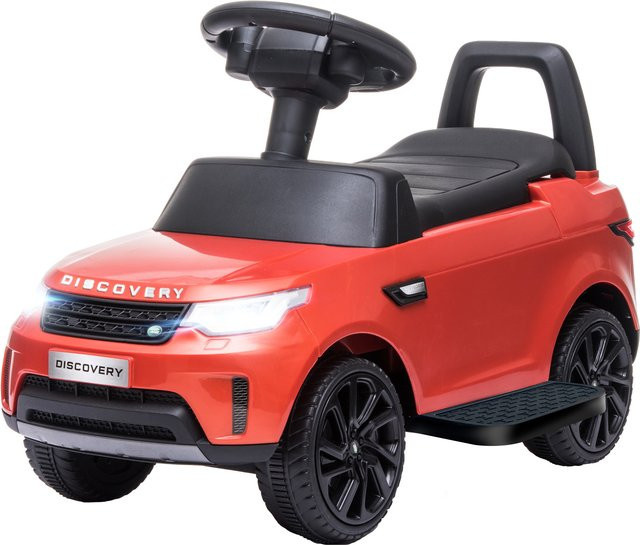 AIYAPLAY Land Rover Elektroauto, mit Scheinwerfern, Hupe und Musik, rot, ab 1,5 Jahre - Bild 1