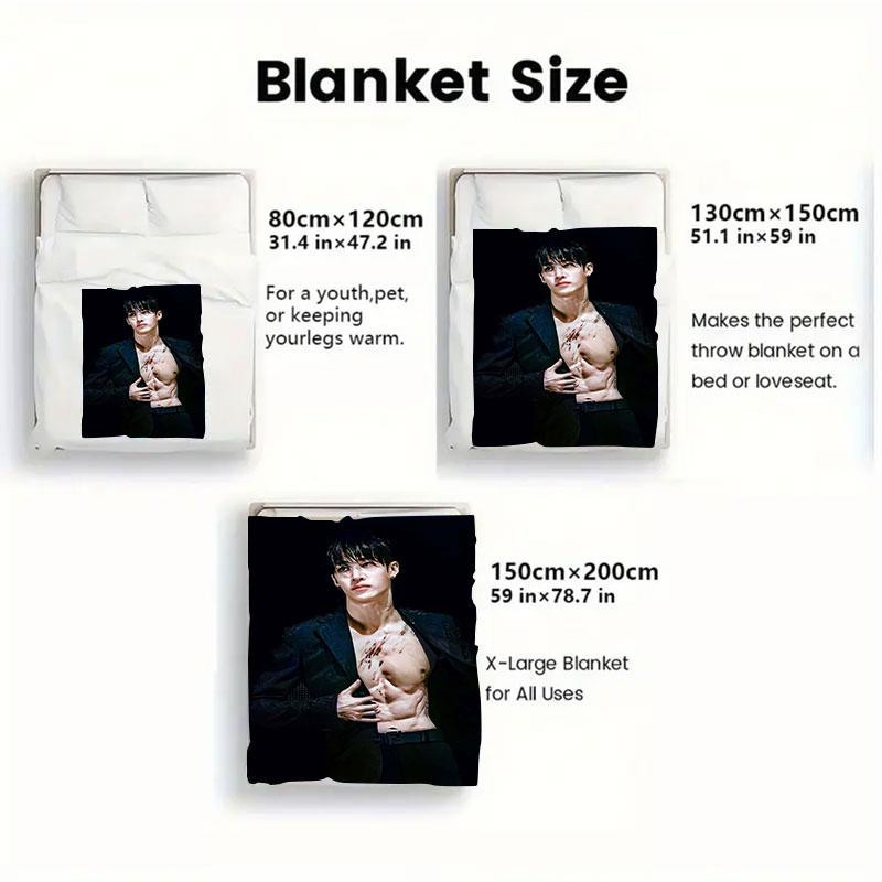 Bangchan Flanelldecke mit Aufdruck, B/B: 80 x 120 cm - Bild 6