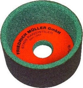 Müller Schleiftopf Silicium-Carbid K80 B/T/H: 10,0 x 5,0 x 2,0 cm - Bild 1