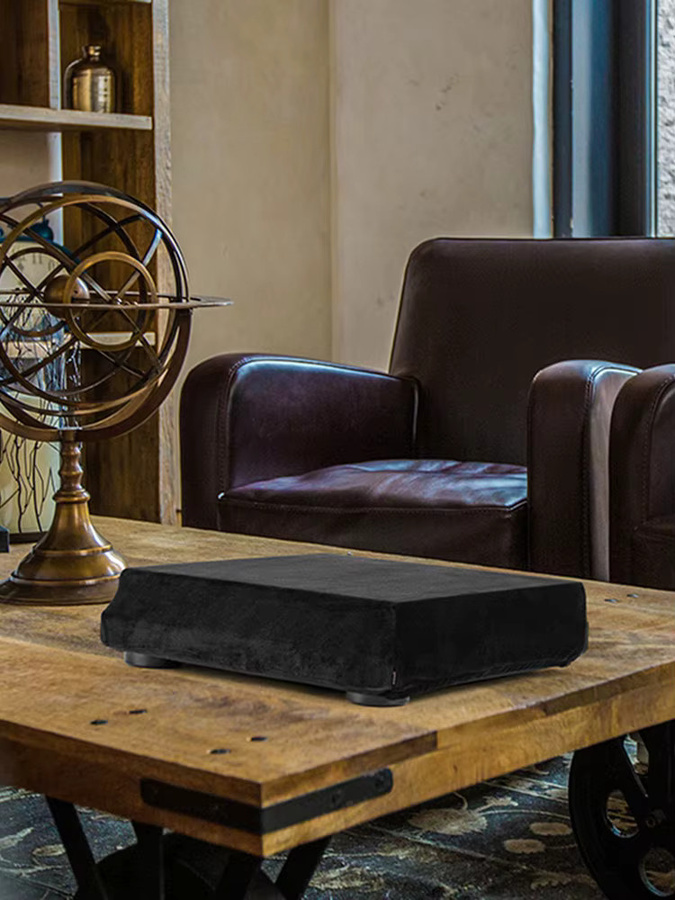 Shunmaii Staubschutzhülle für Audio-Technica AT-LP60XBT aus elastischem Spandex, Schwarz - Bild 5