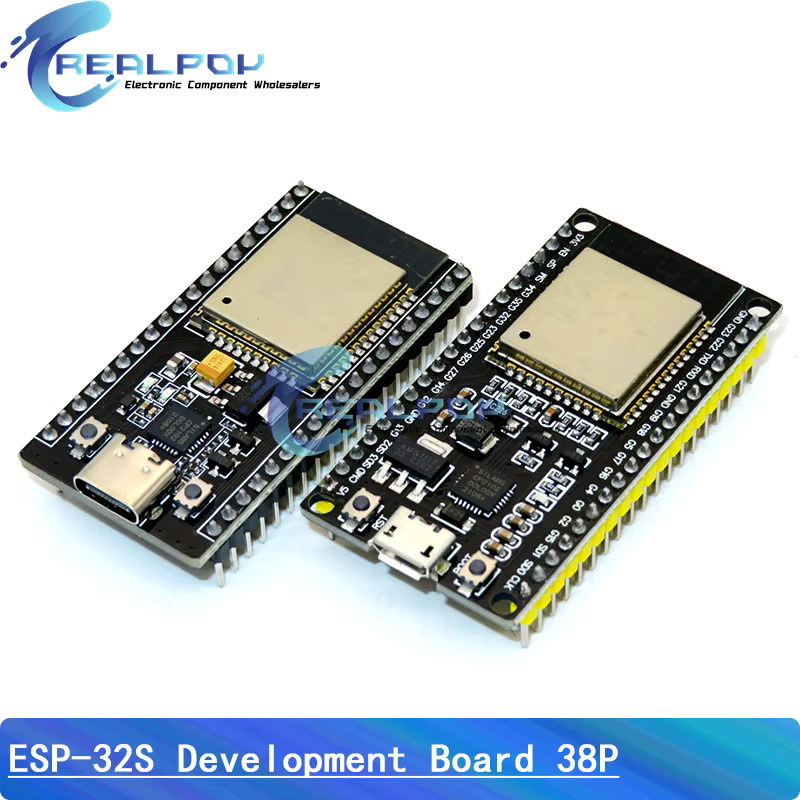 REALPOY ESP32-DevKitC ESP-32S Erweiterungsplatine mit WiFi und Bluetooth, USB-C Anschluss, Dual Core Microcontroller - Bild 2