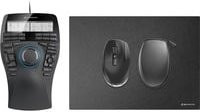 3Dconnexion SpaceMouse Enterprise Kit 2 Set in Schwarz und Silber mit Bluetooth - Bild 1