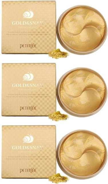 PETITFEE Hydrogel-Augenpads mit Gold und Schneckensekretfiltrat, 60 Stk. - Bild 1