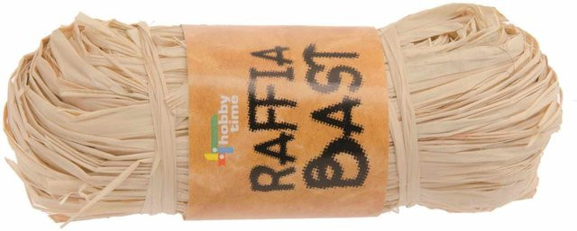 Glorex Raffiabast Natur in Beige, 50g - Bild 1
