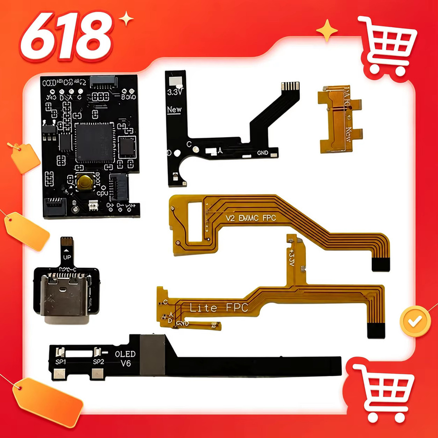 Hwfly Picofly für Raspberry Pi RP2040 Chip, unterstützt Picofly OLED, Lite und V2, Farbe: Schwarz - Bild 3
