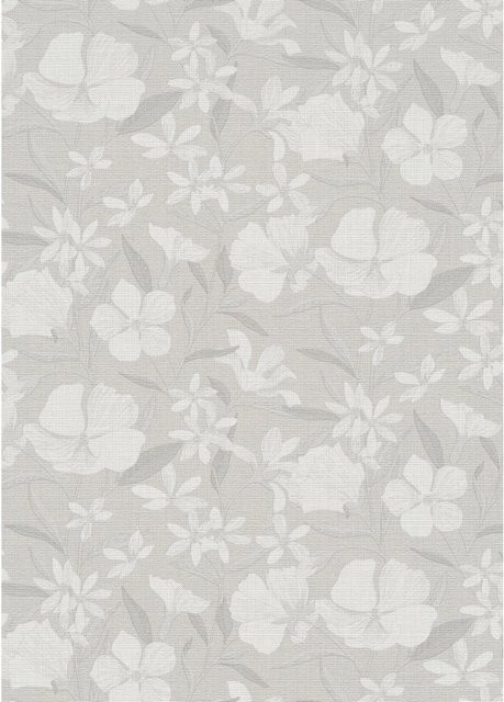 Erismann Vliestapete La Terrasse Brise in Grau mit floralem Design, B: 0,53 m x L: 10,05 m - Bild 1