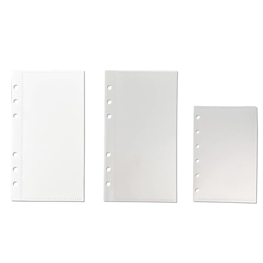 Coliky A6 Binder Notebook Zubehör mit 6-Loch-Ringbindung und transparenter PP-Tasche - Bild 2