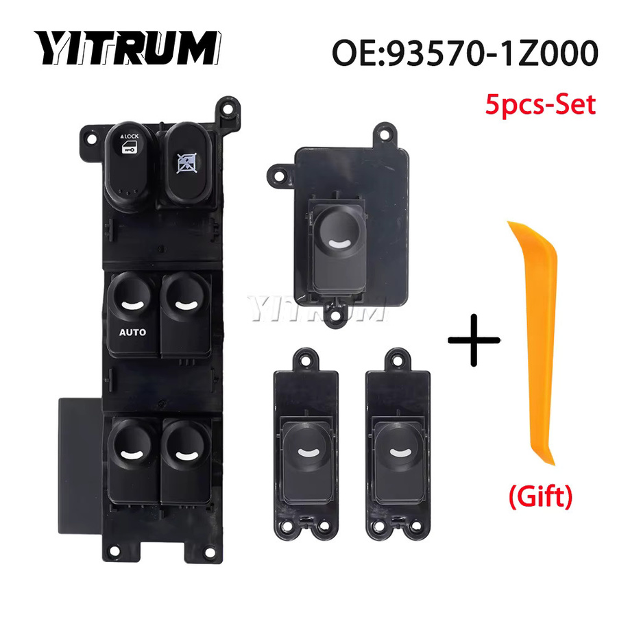 YITRUM LHD Fensterheberschalter in Schwarz für Hyundai i30 und i30cw - Bild 4