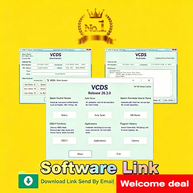 Software-Update für VAG-COM OBD2 Scanner HE X V2 USB-Schnittstelle für VW Audi Skoda Seat mit unbegrenzten VINs und Atmega162 sowie mehrsprachigen VCDS - Bild 1