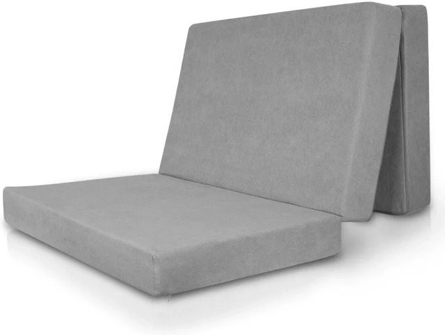 Beautissu VS95 Visco Klappmatratze Grau B/T/H: 201 x 90 x 14 cm - Bild 1