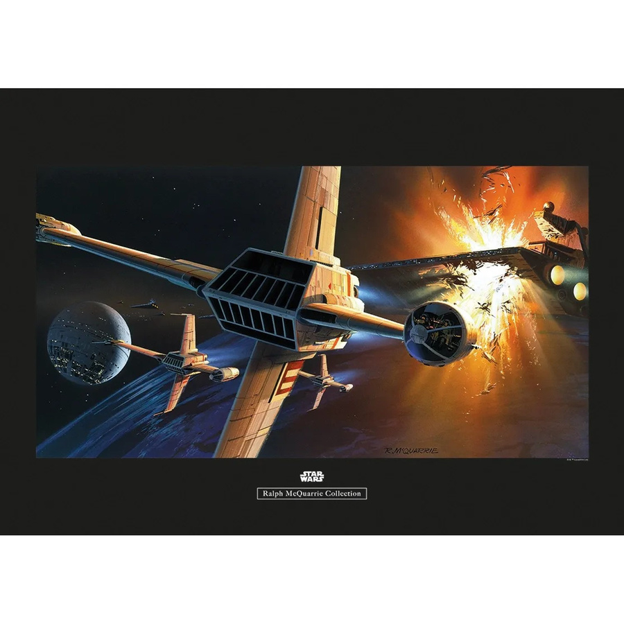 Komar Wandbild Star Wars Orbit War Paper Poster Multicolour B: 70 cm, H: 50 cm - Bild 2