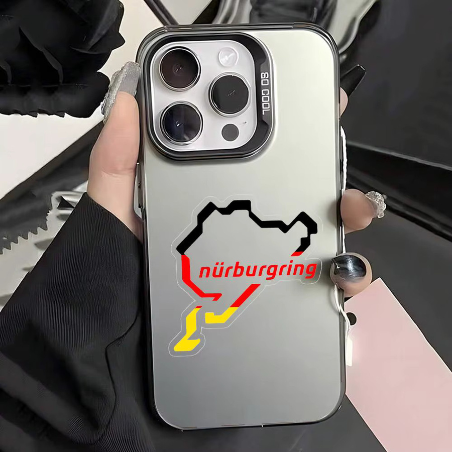 Nürburgring Deutschland Handyhülle für Apple iPhone 17 16 15 14 13 12 11 Pro Max – Mattierte Laser-Aurora Schutzhülle mit Stoßfestigkeit - Bild 3