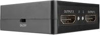 Lindy HDMI Splitter 2 Ports 18Gbps Schwarz - Bild 1