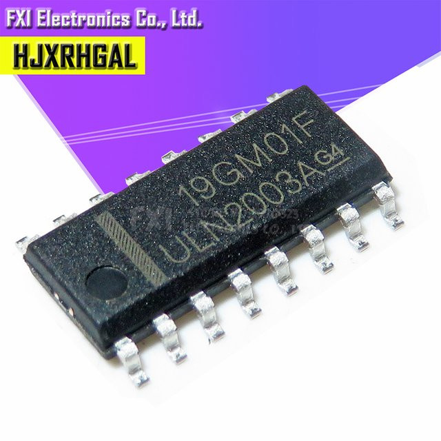 10 Stück ULN2003ADR und ULN2004ADR SMD SOP16 IC Chips in Schwarz - Bild 1