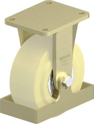 Blickle Schwerlast-Bockrolle BS-GSPO 202K-FS mit 200 mm Rad-Durchmesser und 4500 kg Tragfähigkeit - Bild 1