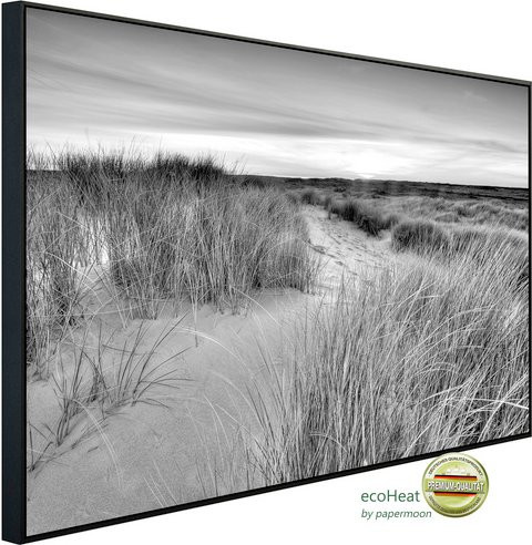 papermoon EcoHeat Infrarotheizung Landschaft Schwarz Weiss mit Matt-Effekt und App-Steuerung - Bild 1