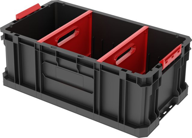 Qbrick System Werkzeugkoffer BOX 200 Flex in Schwarz-Rot mit Einsätzen - Bild 1