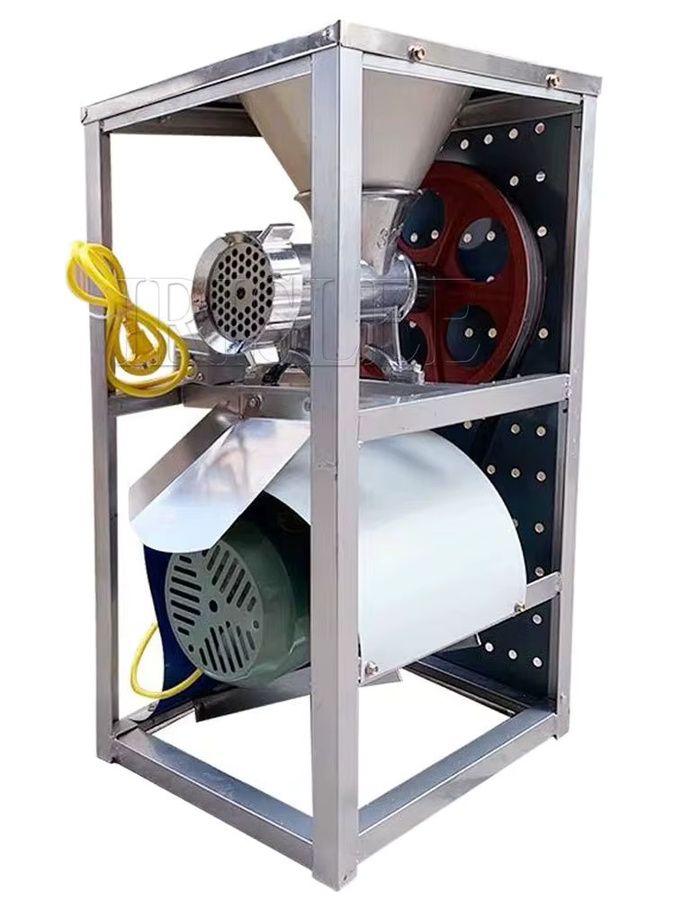 Elektrische Zerkleinerungsmaschine von IRISLEE aus Edelstahl in Silber zum Zerkleinern von Fleisch, Fisch, Geflügel und Knochen - Bild 3