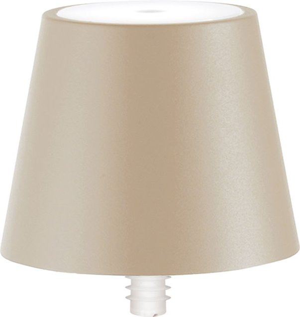 Zafferano Poldina Pro Stopper LED-Akkuleuchte in Beige mit dimmbarer CCT-Funktion - Bild 1