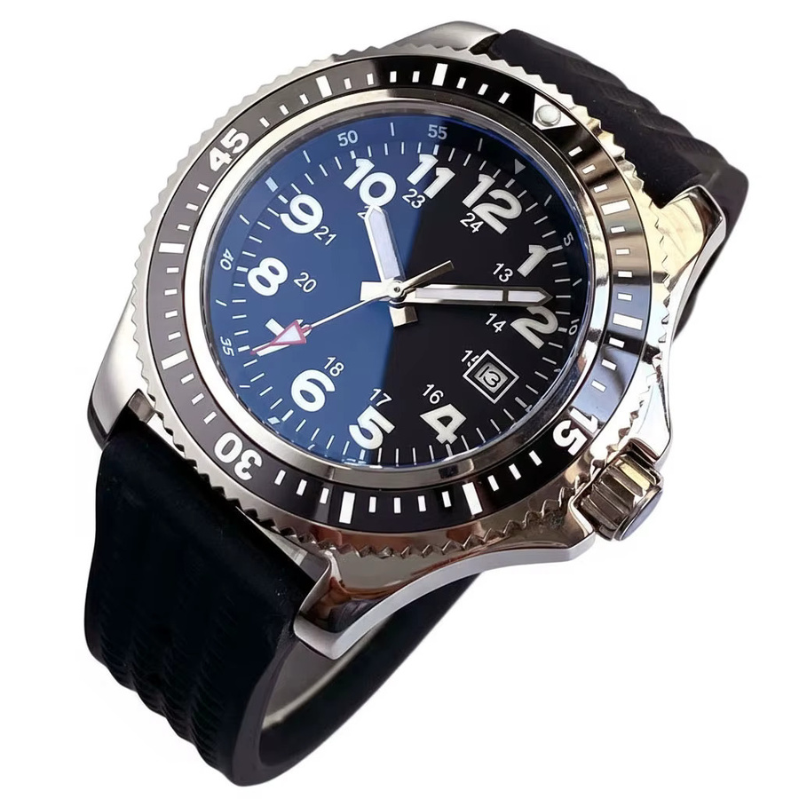 Tandorio Armbanduhr Automatik, Edelstahl, Saphirglas, 44 mm, Herren - Bild 2