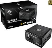 ASRock Steel Legend SL-650G PC-Netzteil, 650W, 80 Plus Gold, Schwarz - Bild 1