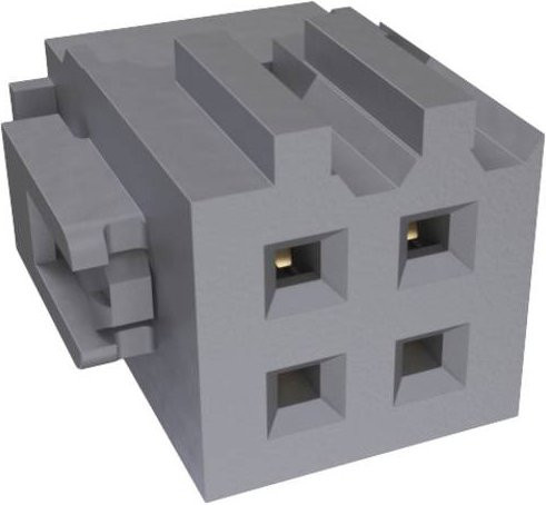 Amphenol 71600-604LF Pfosten-Steckverbinder in Grau - Bild 1