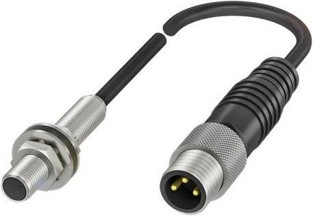 Balluff Induktiver Näherungsschalter BES 516-3005-G-E4-C-S49-00,3 BES00HC bündig PNP Schließer Farbe Silber Durchmesser: 5 mm, Länge: 27 mm - Bild 1