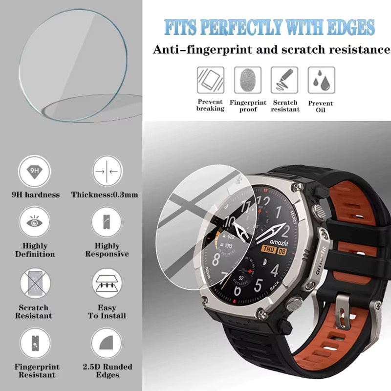 Displayschutzfolie Amazfit, Glas, transparent - Bild 2