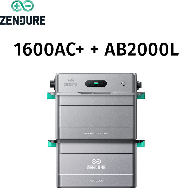 Zendure SolarFlow 1600 AC+ mit AB2000L Erweiterungsbatterie 1,92 kWh - Bild 1