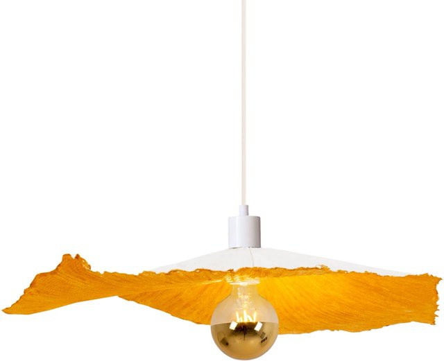 Näve Pendelleuchte Crazy Paper in Weiß und Gold mit E27 Fassung, Durchmesser: 56 cm - Bild 1